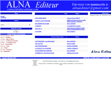 Tablet Screenshot of alna-editions.com